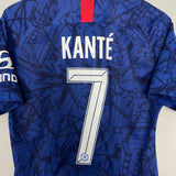Shop 2019/20 CHELSEA KANTE #7 HOME SHIRT (M) NIKE, classic football shirts, vintage football shirts & retro soccer jerseys at Cult Kits