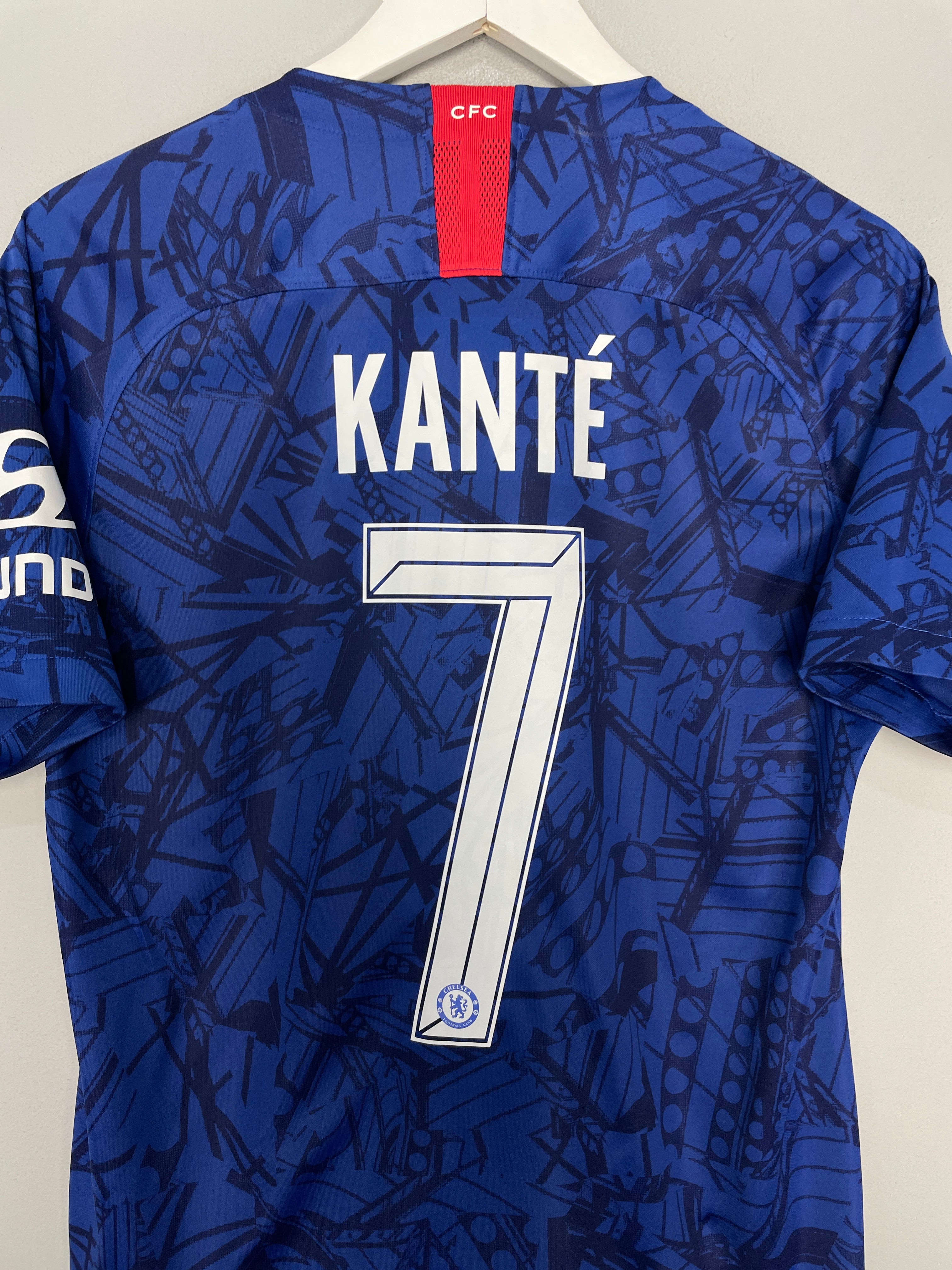 Shop 2019/20 CHELSEA KANTE #7 HOME SHIRT (M) NIKE, classic football shirts, vintage football shirts & retro soccer jerseys at Cult Kits