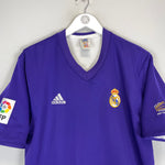Shop 2001/02 REAL MADRID ZIDANE #5 *CENTENARY* THIRD SHIRT (L) ADIDAS, classic football shirts, vintage football shirts & retro soccer jerseys at Cult Kits