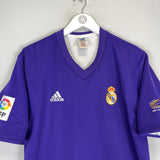 Shop 2001/02 REAL MADRID ZIDANE #5 *CENTENARY* THIRD SHIRT (L) ADIDAS, classic football shirts, vintage football shirts & retro soccer jerseys at Cult Kits