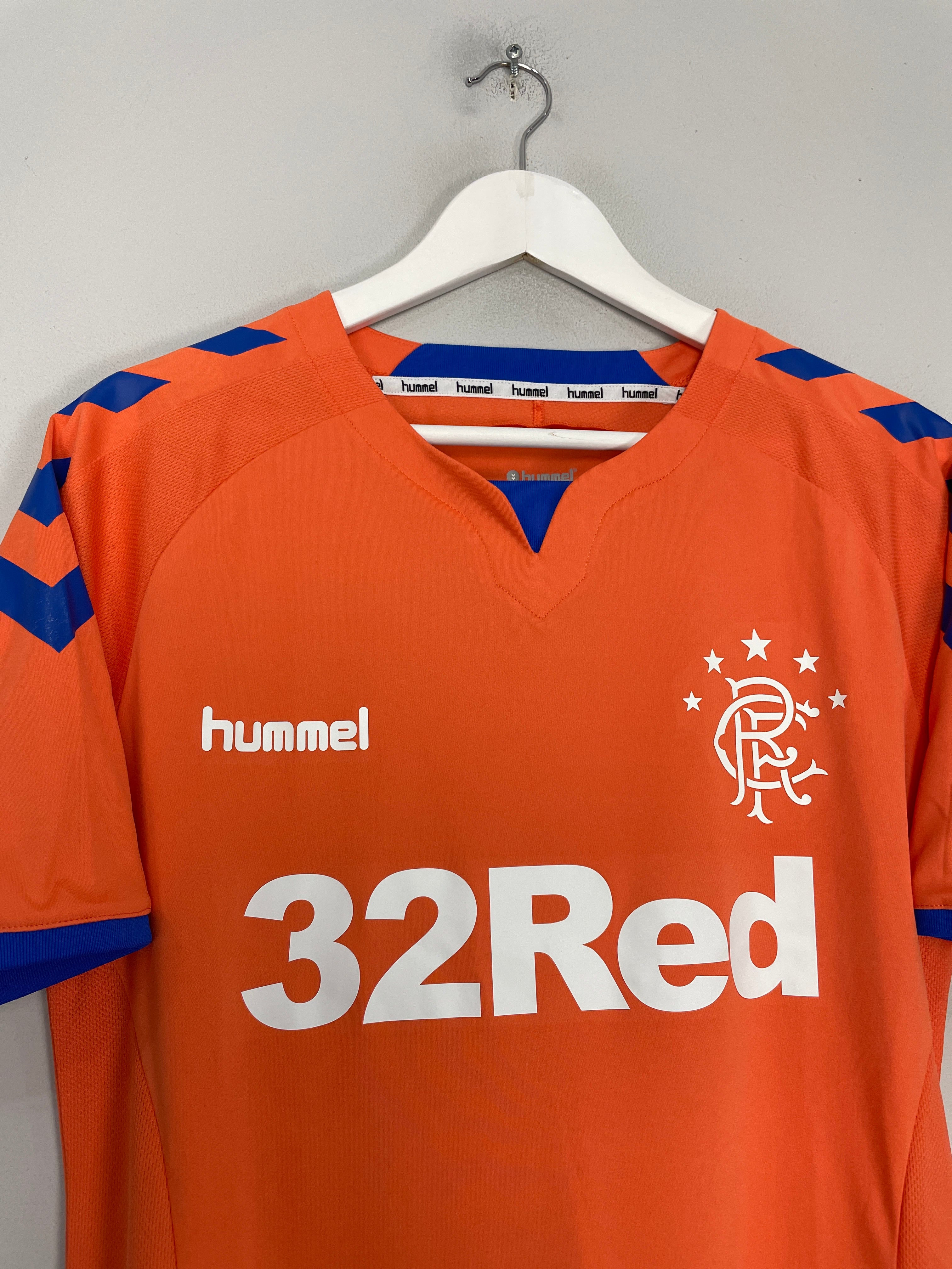 Shop 2018/19 RANGERS THIRD SHIRT (S) HUMMEL, classic football shirts, vintage football shirts & retro soccer jerseys at Cult Kits