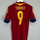 Shop 2013/14 SPAIN TORRES #9 HOME SHIRT (S) ADIDAS, classic football shirts, vintage football shirts & retro soccer jerseys at Cult Kits