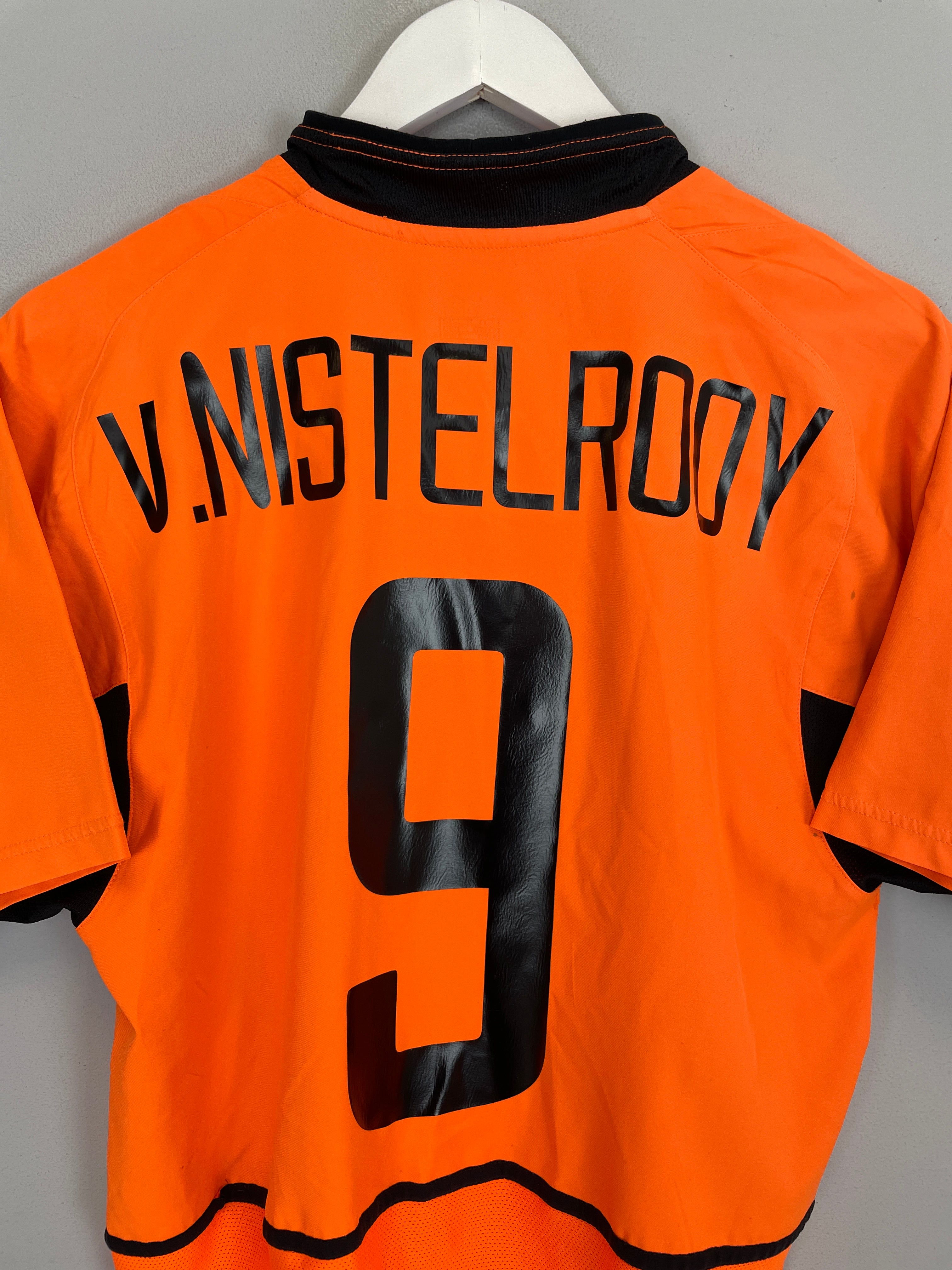 Shop 2002/04 NETHERLANDS V.NISTELROOY #9 HOME SHIRT (S) NIKE, classic football shirts, vintage football shirts & retro soccer jerseys at Cult Kits