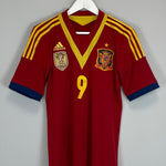Shop 2013/14 SPAIN TORRES #9 HOME SHIRT (S) ADIDAS, classic football shirts, vintage football shirts & retro soccer jerseys at Cult Kits