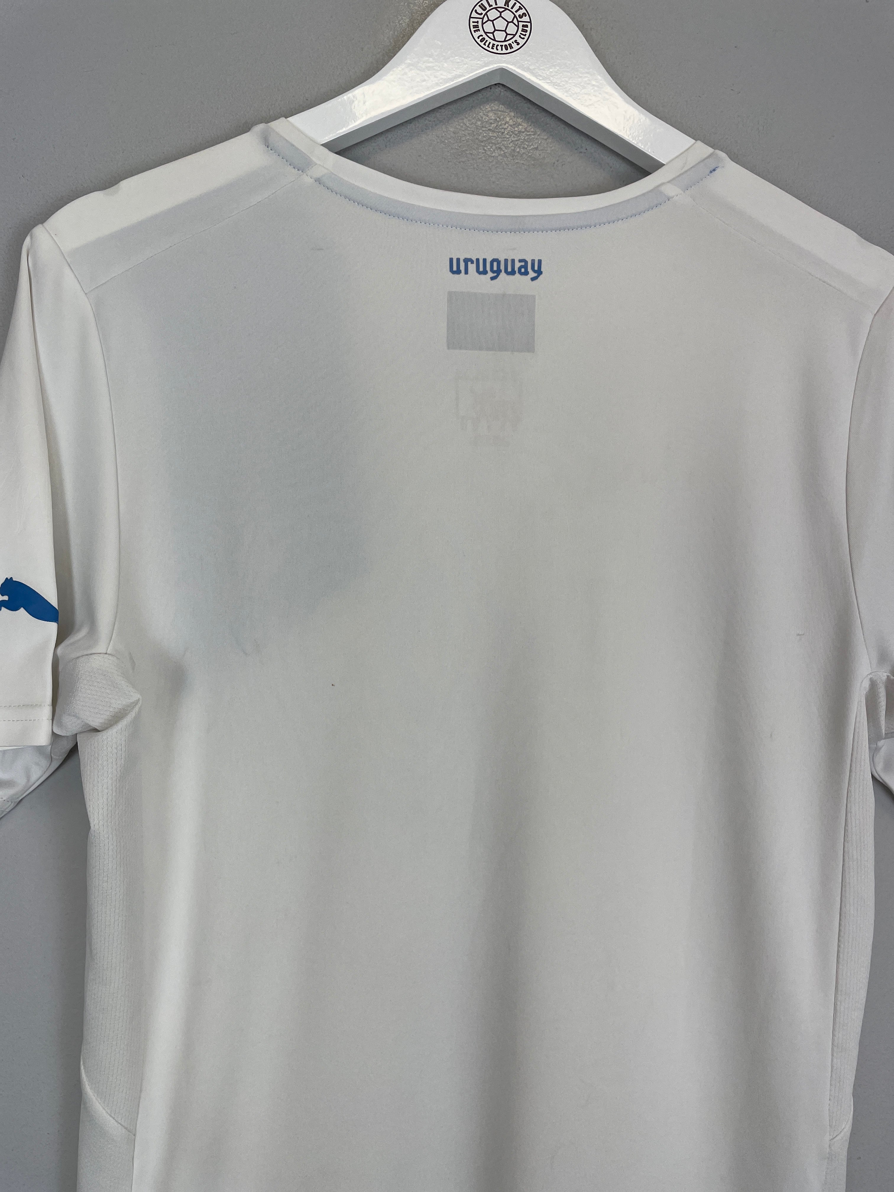 Shop 2012/13 URUGUAY AWAY SHIRT (M) PUMA, classic football shirts, vintage football shirts & retro soccer jerseys at Cult Kits