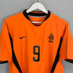 Shop 2002/04 NETHERLANDS V.NISTELROOY #9 HOME SHIRT (S) NIKE, classic football shirts, vintage football shirts & retro soccer jerseys at Cult Kits
