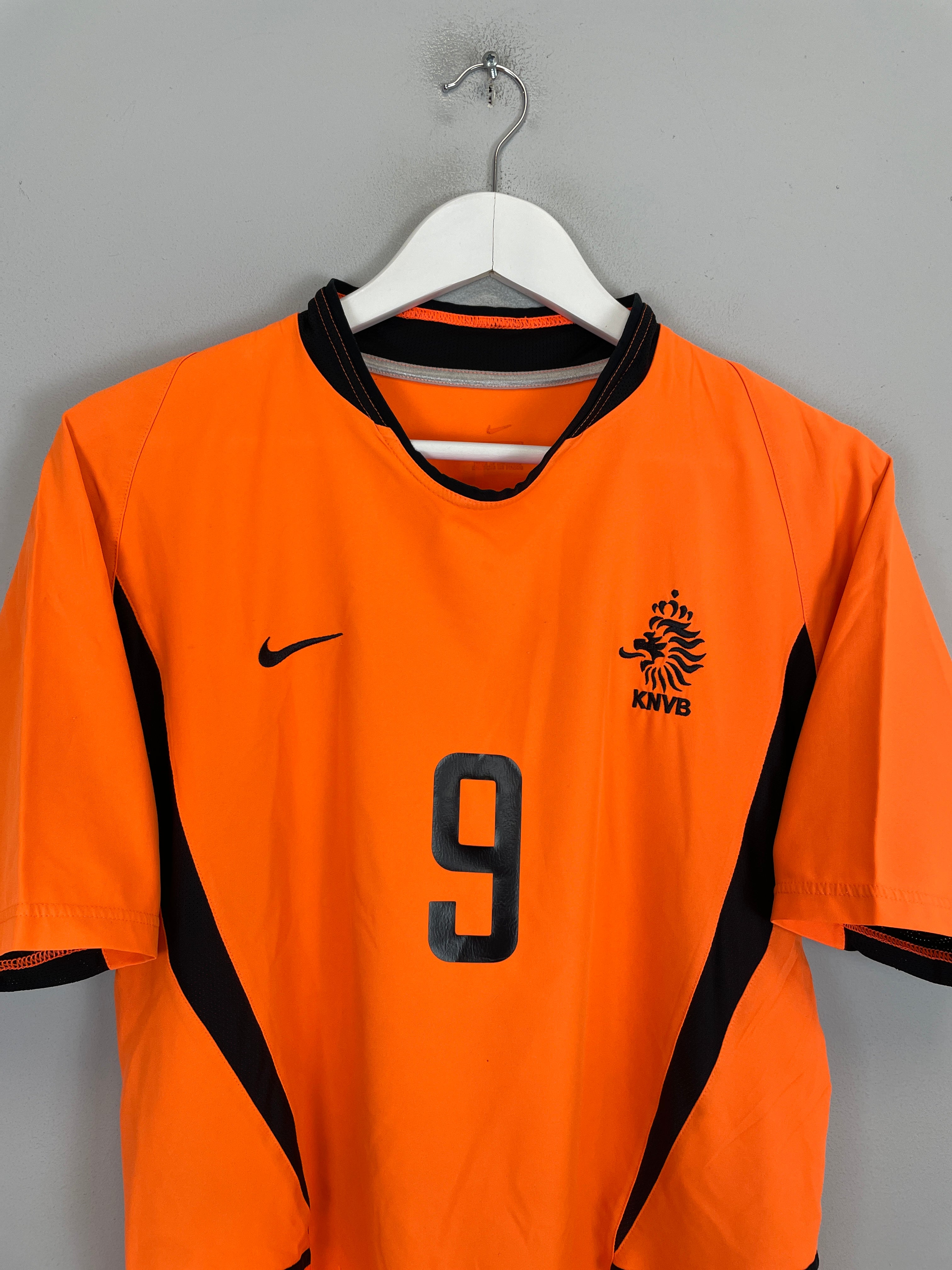 Shop 2002/04 NETHERLANDS V.NISTELROOY #9 HOME SHIRT (S) NIKE, classic football shirts, vintage football shirts & retro soccer jerseys at Cult Kits