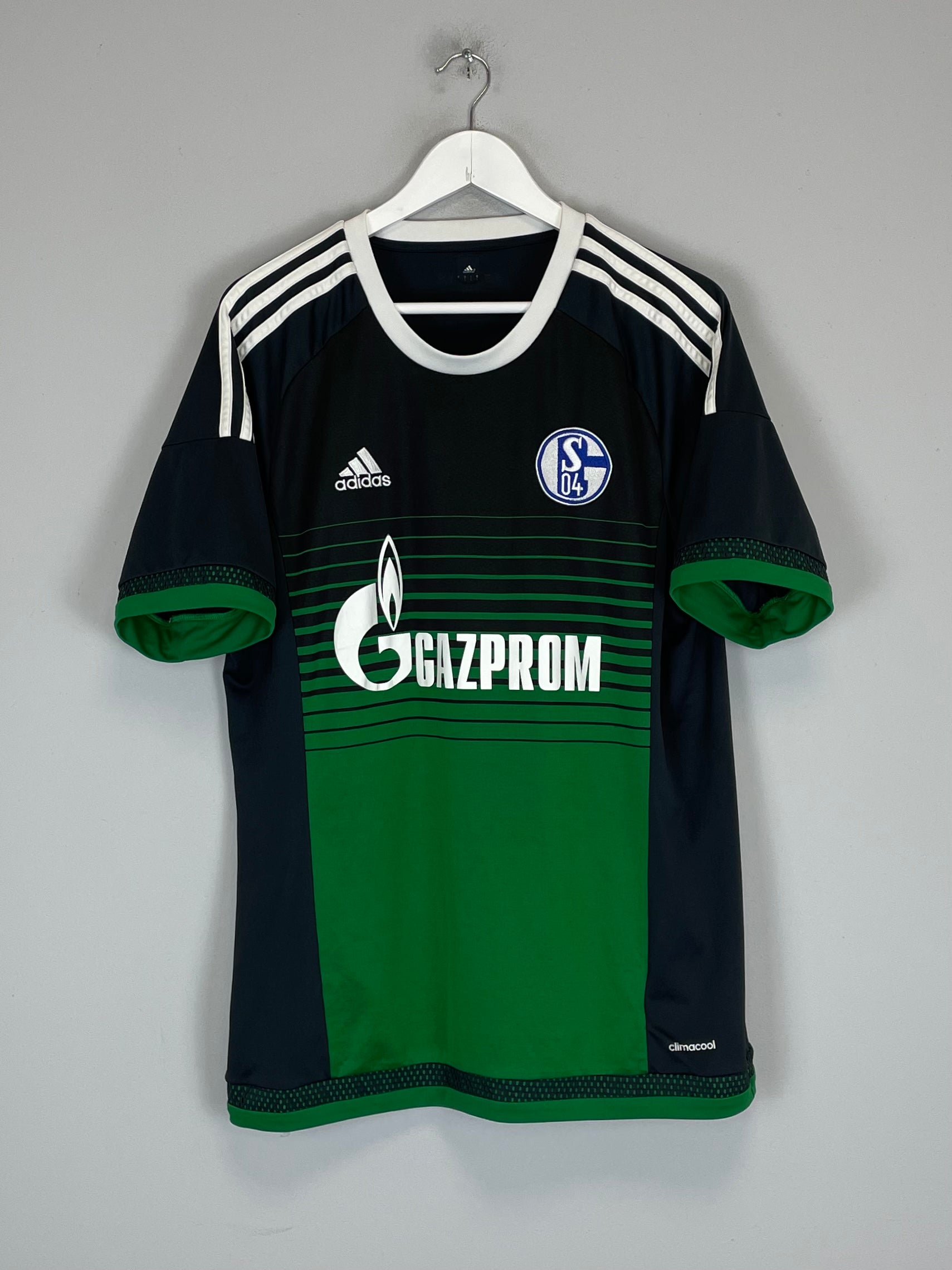 Shop 2015/17 SCHALKE THIRD SHIRT (L) ADIDAS, classic football shirts, vintage football shirts & retro soccer jerseys at Cult Kits