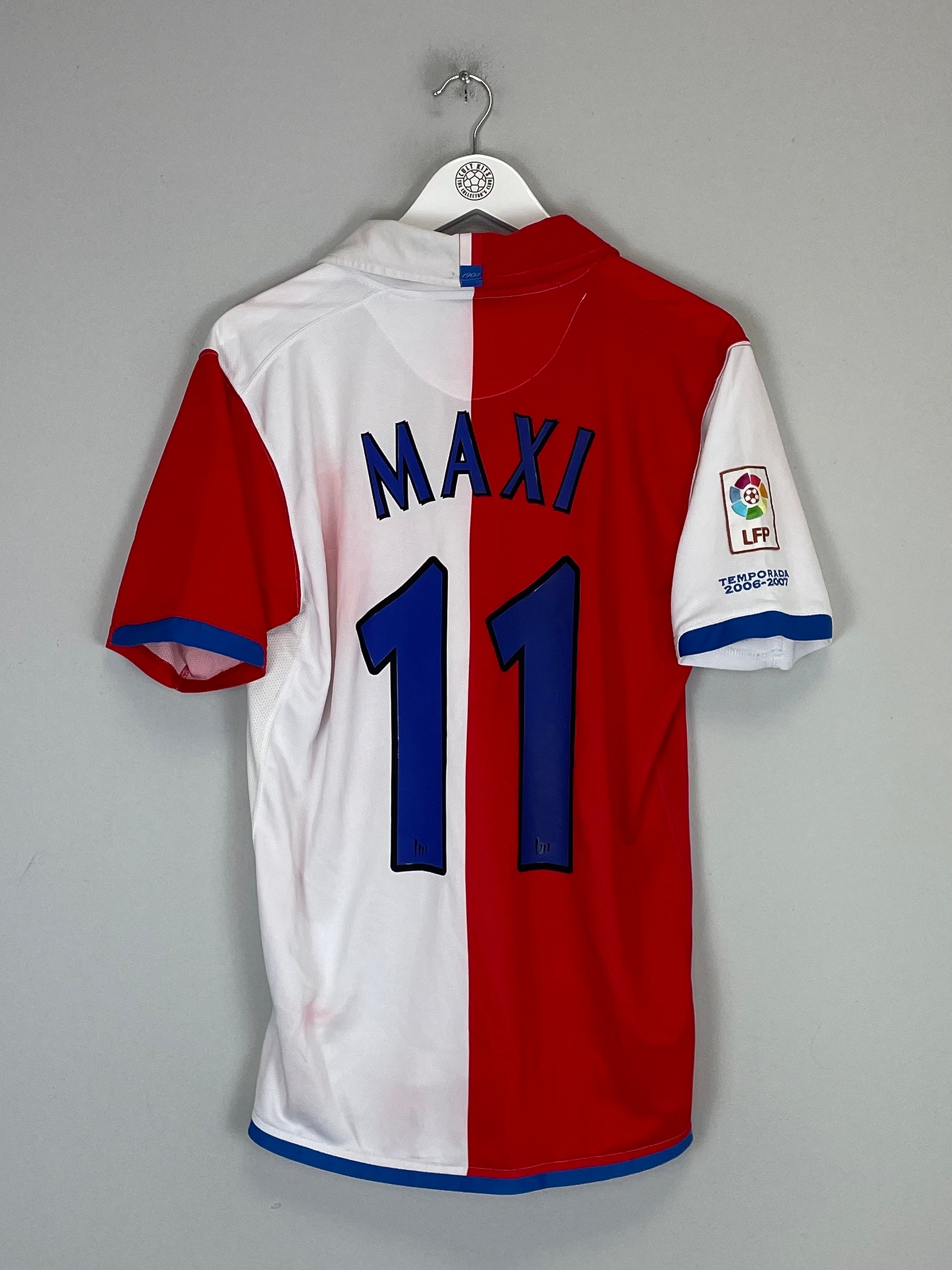 Shop 2006/07 ATLETICO MADRID MAXI #11 HOME SHIRT (M) NIKE, classic football shirts, vintage football shirts & retro soccer jerseys at Cult Kits