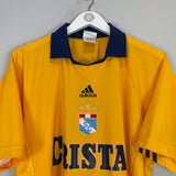 Shop 2003 SPORTING CRISTAL AWAY SHIRT (M) ADIDAS, classic football shirts, vintage football shirts & retro soccer jerseys at Cult Kits