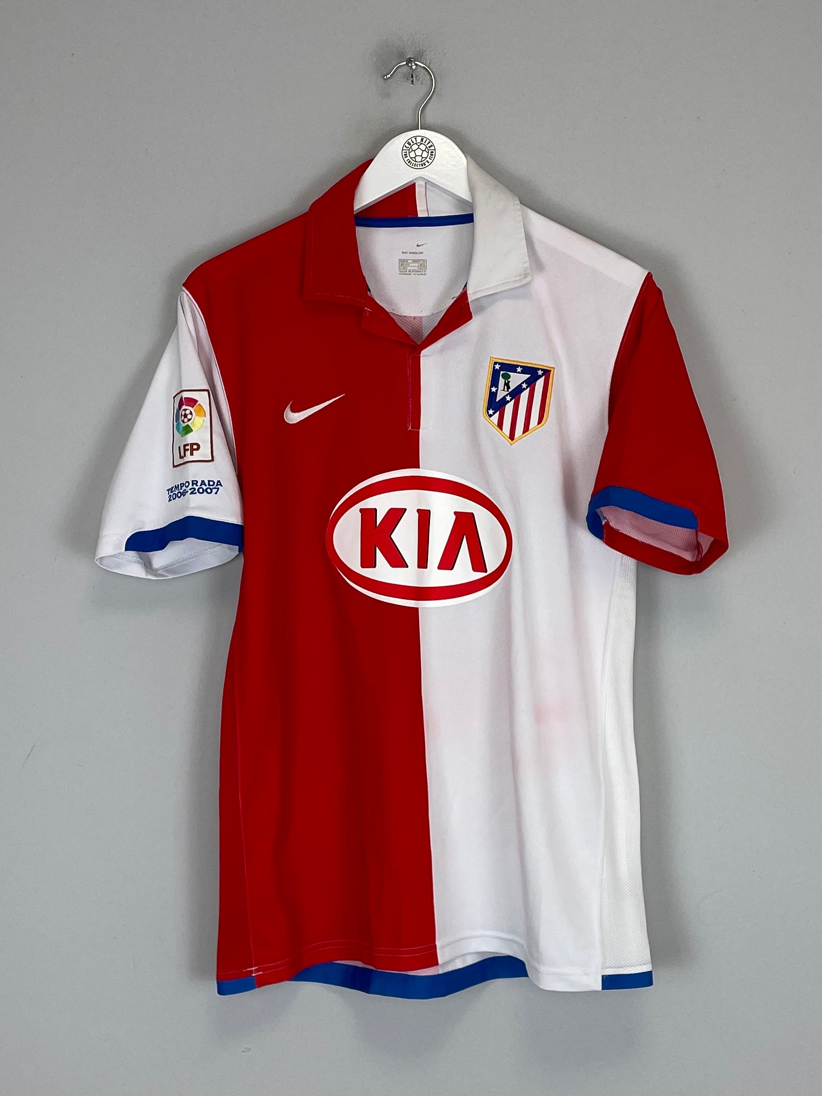 Shop 2006/07 ATLETICO MADRID MAXI #11 HOME SHIRT (M) NIKE, classic football shirts, vintage football shirts & retro soccer jerseys at Cult Kits