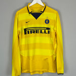 Shop 2003/04 INTER MILAN ADRIANO #10 L/S AWAY SHIRT (S) NIKE, classic football shirts, vintage football shirts & retro soccer jerseys at Cult Kits