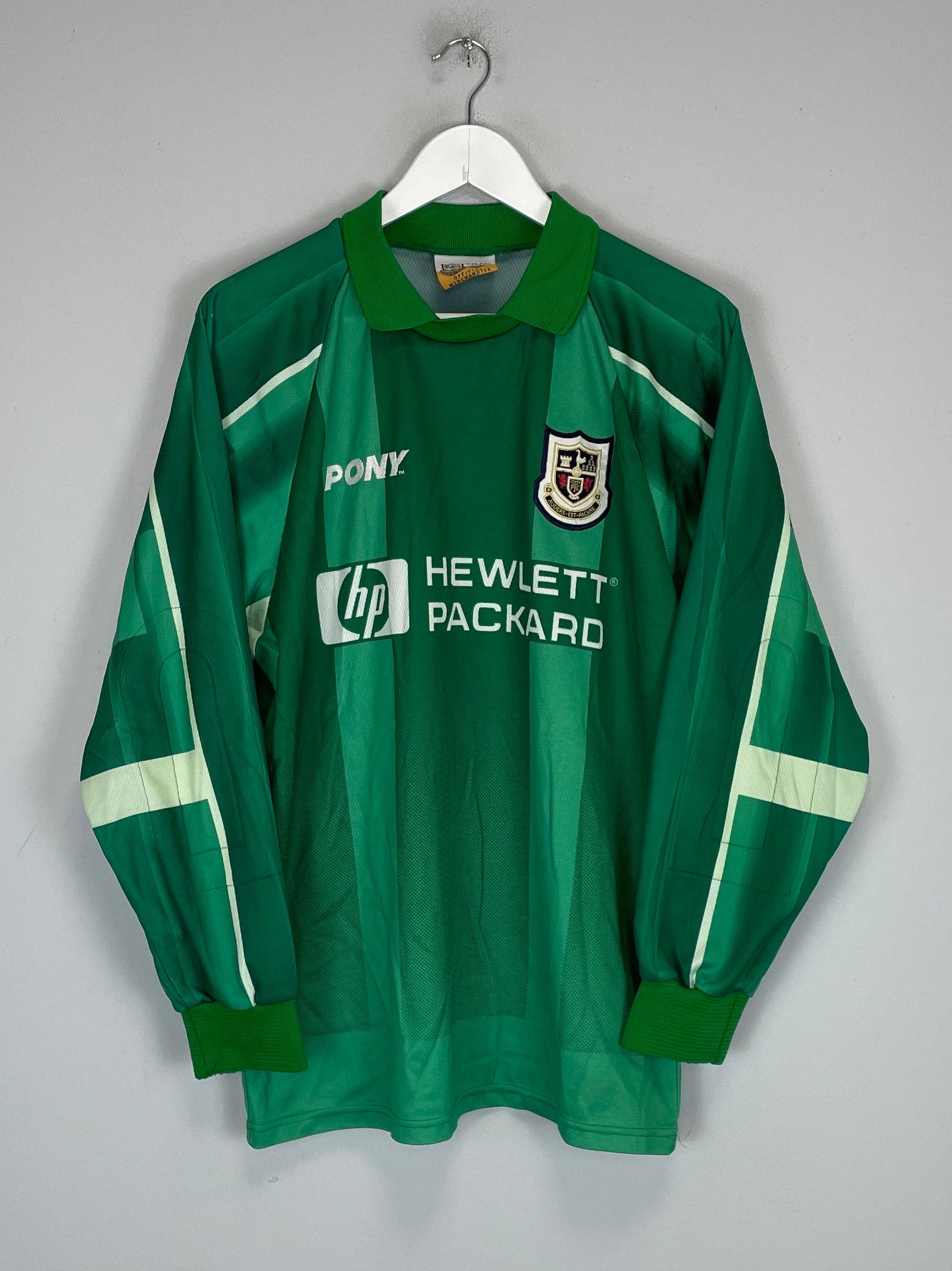 Shop 1997/99 TOTTENHAM WALKER #1 GK SHIRT (M) PONY, classic football shirts, vintage football shirts & retro soccer jerseys at Cult Kits