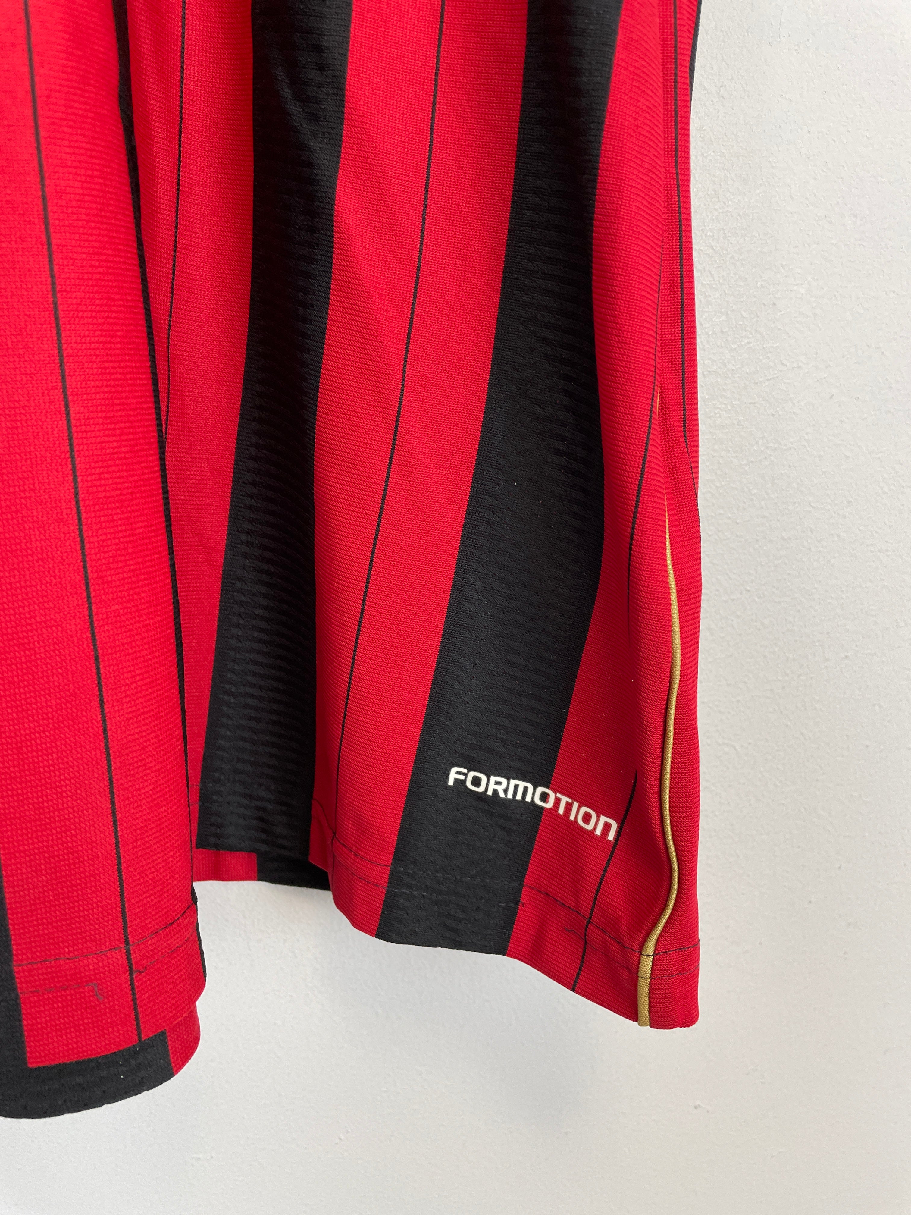 Shop 2013/14 AC MILAN RAMI #13 *PLAYER ISSUE* HOME SHIRT (XL) ADIDAS, classic football shirts, vintage football shirts & retro soccer jerseys at Cult Kits