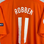 Shop 2008/10 NETHERLANDS ROBBEN #11 HOME SHIRT (XL) NIKE, classic football shirts, vintage football shirts & retro soccer jerseys at Cult Kits
