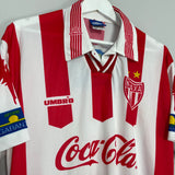 Shop 1998/99 NECAXA HOME SHIRT (XL) UMBRO, classic football shirts, vintage football shirts & retro soccer jerseys at Cult Kits