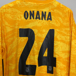 Shop 2019/20 AJAX ONANA #24 GK SHIRT (L) ADIDAS, classic football shirts, vintage football shirts & retro soccer jerseys at Cult Kits