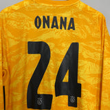 Shop 2019/20 AJAX ONANA #24 GK SHIRT (L) ADIDAS, classic football shirts, vintage football shirts & retro soccer jerseys at Cult Kits