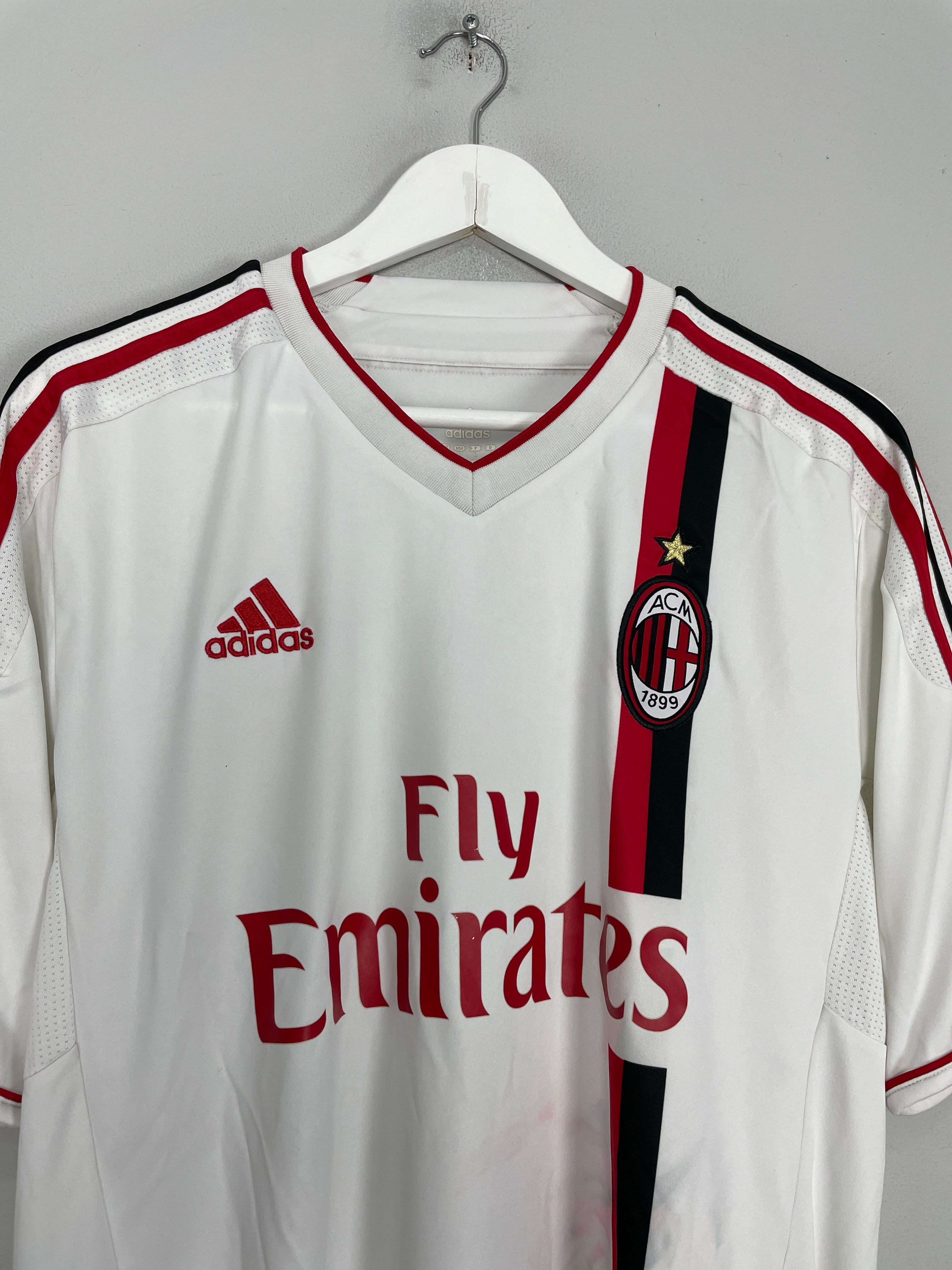 Shop 2011/12 AC MILAN AWAY SHIRT (L) ADIDAS, classic football shirts, vintage football shirts & retro soccer jerseys at Cult Kits