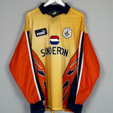Shop 1997/98 SHEFFIELD WEDNESDAY PRESSMAN #1 *BNWT* GK SHIRT (XL) PUMA, classic football shirts, vintage football shirts & retro soccer jerseys at Cult Kits