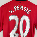 Shop 2013/14 MANCHESTER UNITED V.PERSIE #20 HOME SHIRT (S) NIKE, classic football shirts, vintage football shirts & retro soccer jerseys at Cult Kits