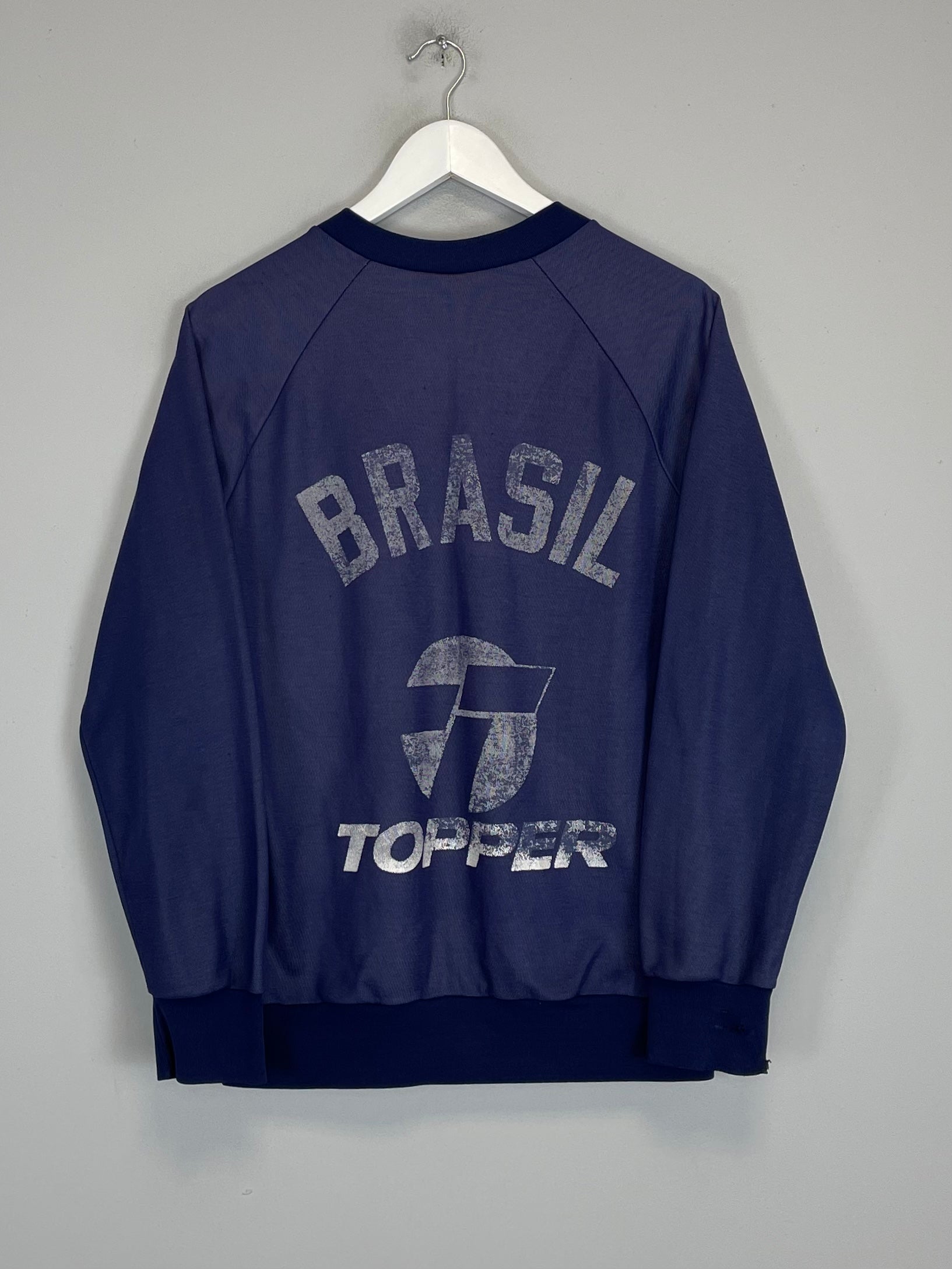 Shop 1980/84 BRAZIL TRAINING SHIRT (M) TOPPER, classic football shirts, vintage football shirts & retro soccer jerseys at Cult Kits