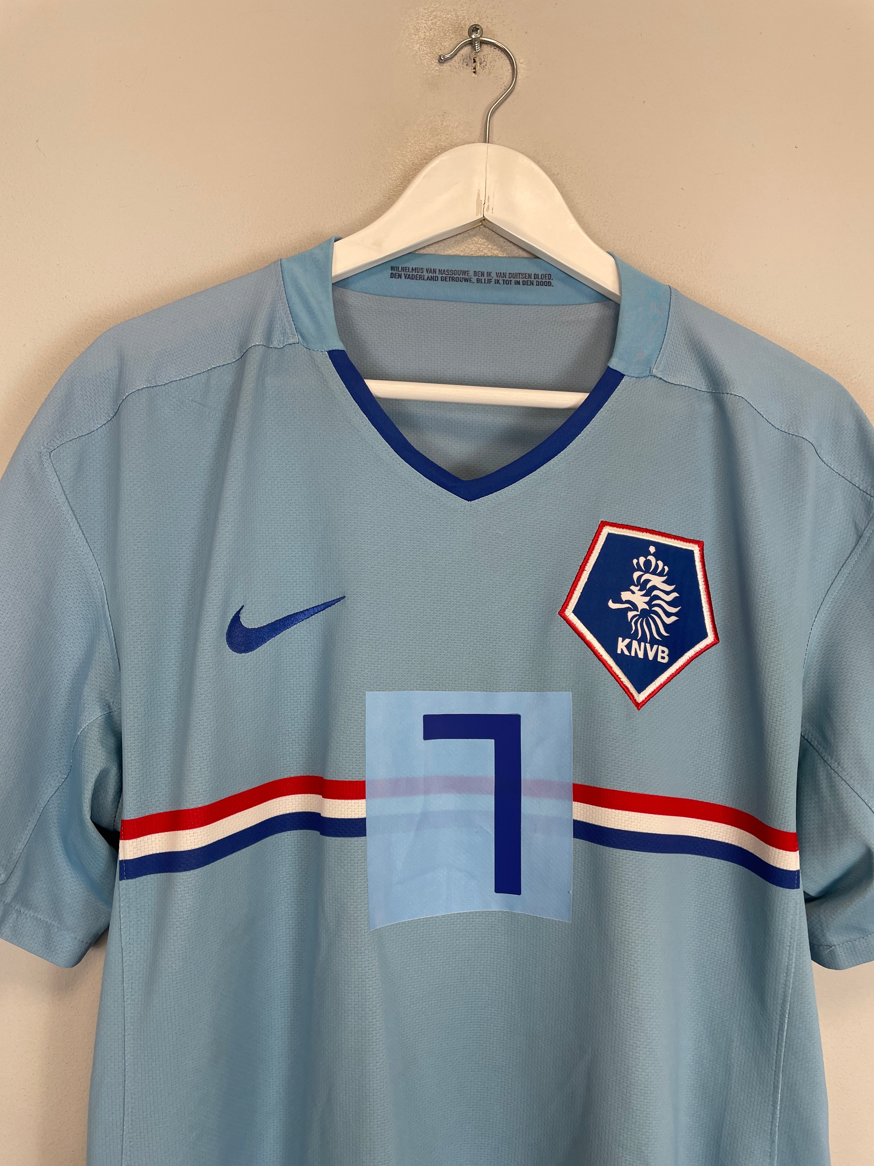 Shop 2008/09 NETHERLANDS V.PERSIE #7 AWAY SHIRT (L) NIKE, classic football shirts, vintage football shirts & retro soccer jerseys at Cult Kits