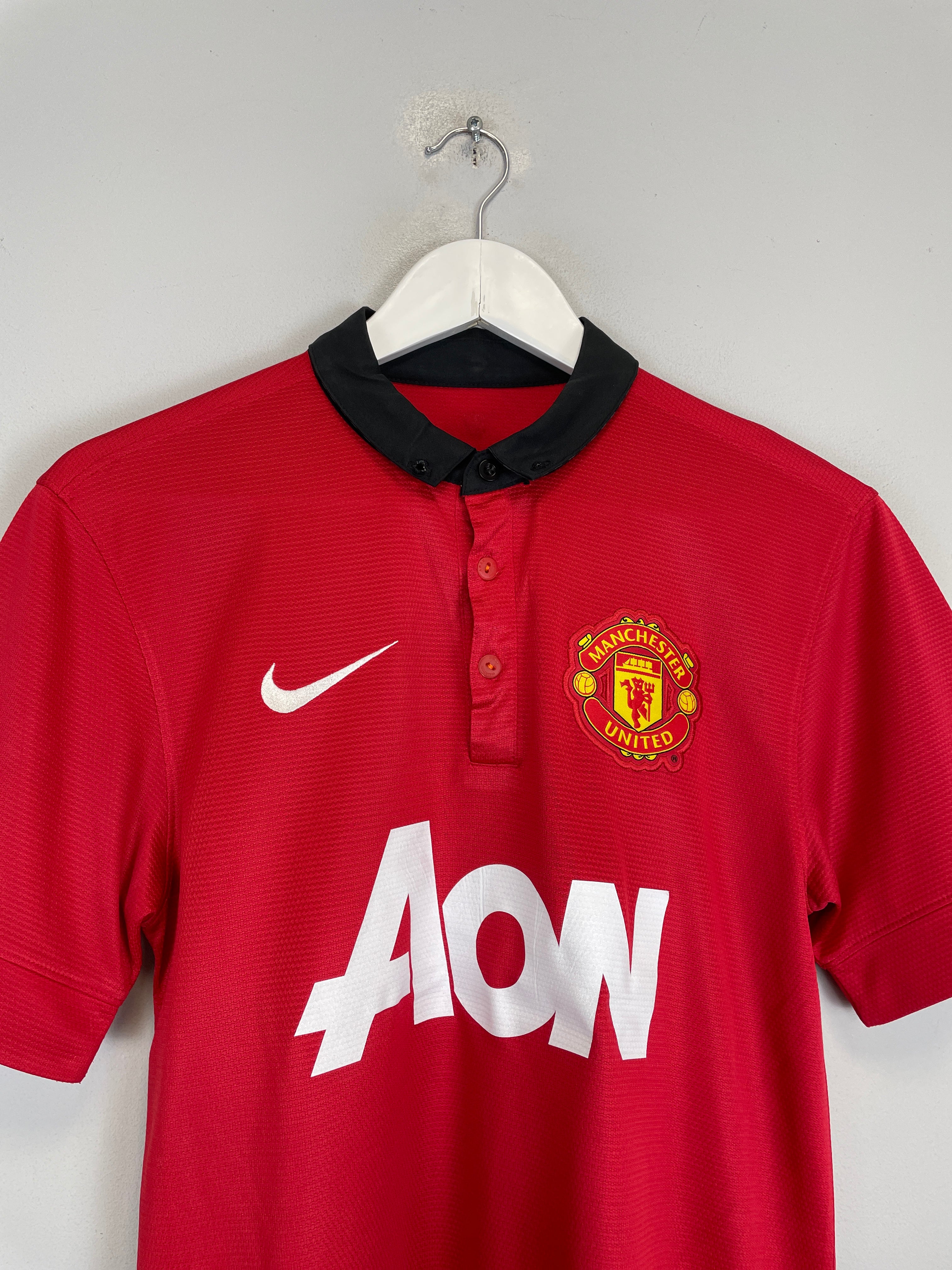 Shop 2013/14 MANCHESTER UNITED V.PERSIE #20 HOME SHIRT (S) NIKE, classic football shirts, vintage football shirts & retro soccer jerseys at Cult Kits