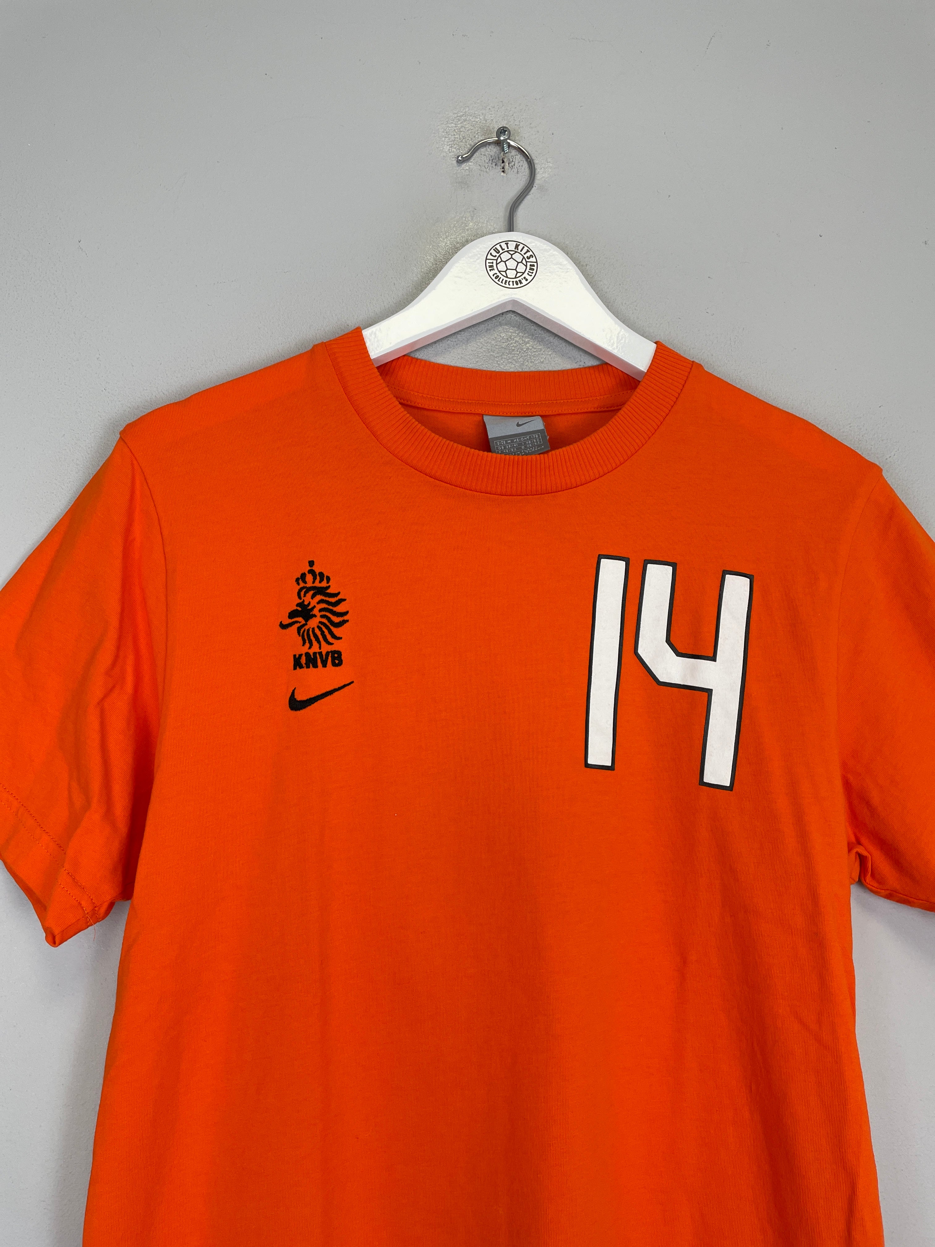 Shop 2014 NETHERLANDS T-SHIRT (M) NIKE, classic football shirts, vintage football shirts & retro soccer jerseys at Cult Kits