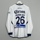 Shop 2005/06 SAN LUIS AILTON ELI #26 L/S AWAY SHIRT (S) ATLETICA, classic football shirts, vintage football shirts & retro soccer jerseys at Cult Kits