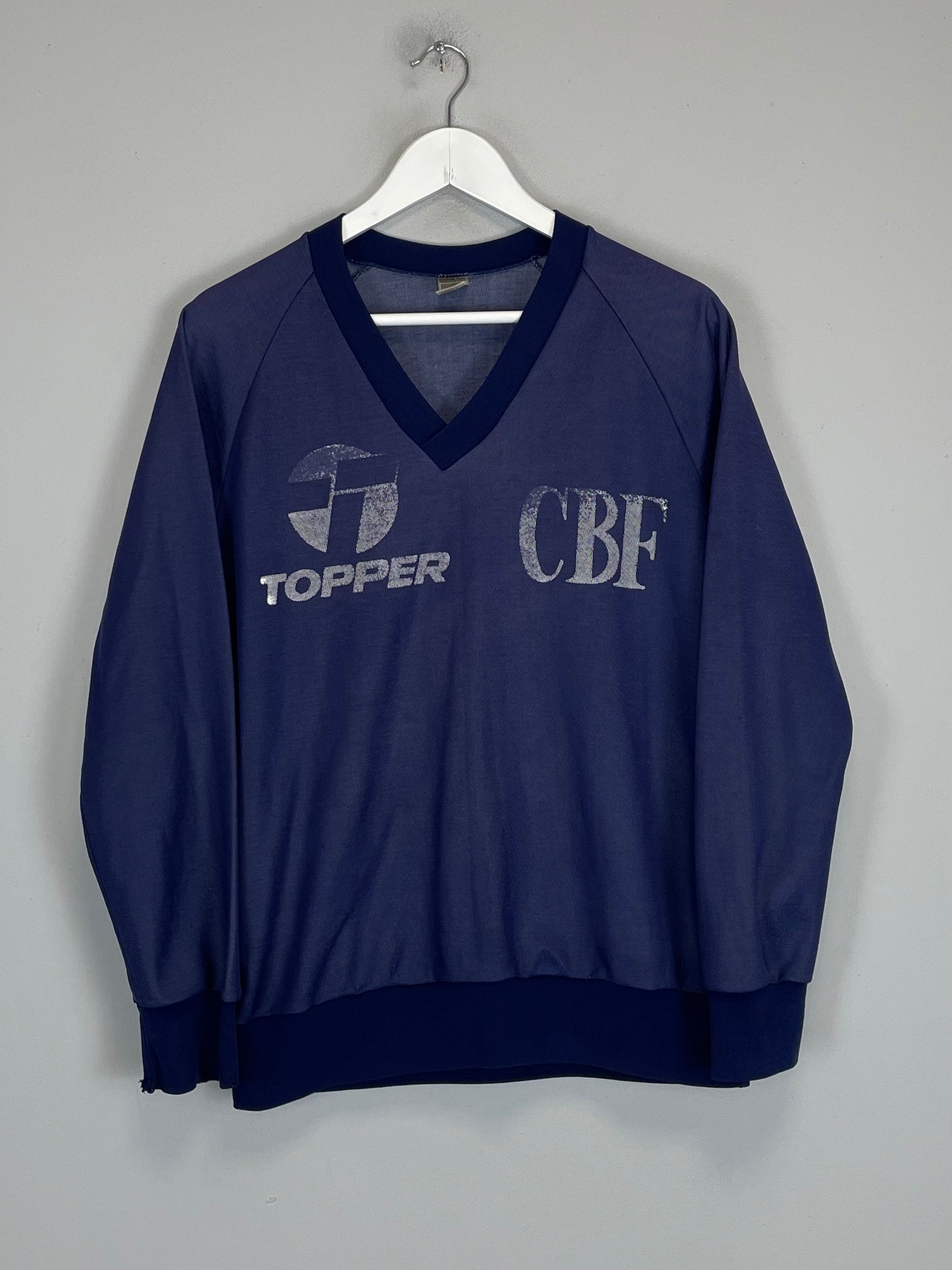 Shop 1980/84 BRAZIL TRAINING SHIRT (M) TOPPER, classic football shirts, vintage football shirts & retro soccer jerseys at Cult Kits