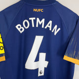 Shop 2022/23 NEWCASTLE UNITED BOTMAN #4 AWAY SHIRT (L) CASTORE, classic football shirts, vintage football shirts & retro soccer jerseys at Cult Kits