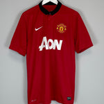 Shop 2013/14 MANCHESTER UNITED V.PERSIE #20 HOME SHIRT (L) NIKE, classic football shirts, vintage football shirts & retro soccer jerseys at Cult Kits