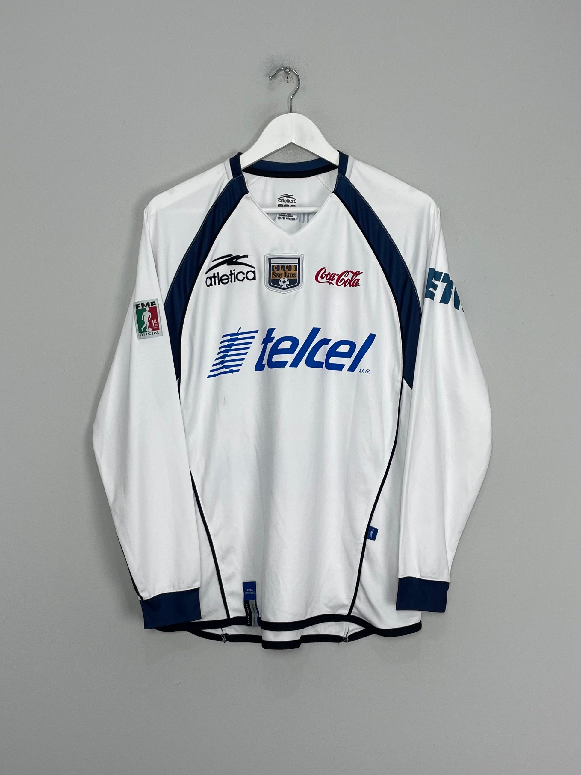 Shop 2005/06 SAN LUIS AILTON ELI #26 L/S AWAY SHIRT (S) ATLETICA, classic football shirts, vintage football shirts & retro soccer jerseys at Cult Kits