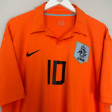 Shop 2006/08 NETHERLANDS VAN DER VAART #10 HOME SHIRT (XXL) NIKE, classic football shirts, vintage football shirts & retro soccer jerseys at Cult Kits