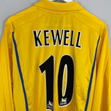 Shop 2000/02 LEEDS UNITED KEWELL #10 L/S AWAY SHIRT (L) NIKE, classic football shirts, vintage football shirts & retro soccer jerseys at Cult Kits