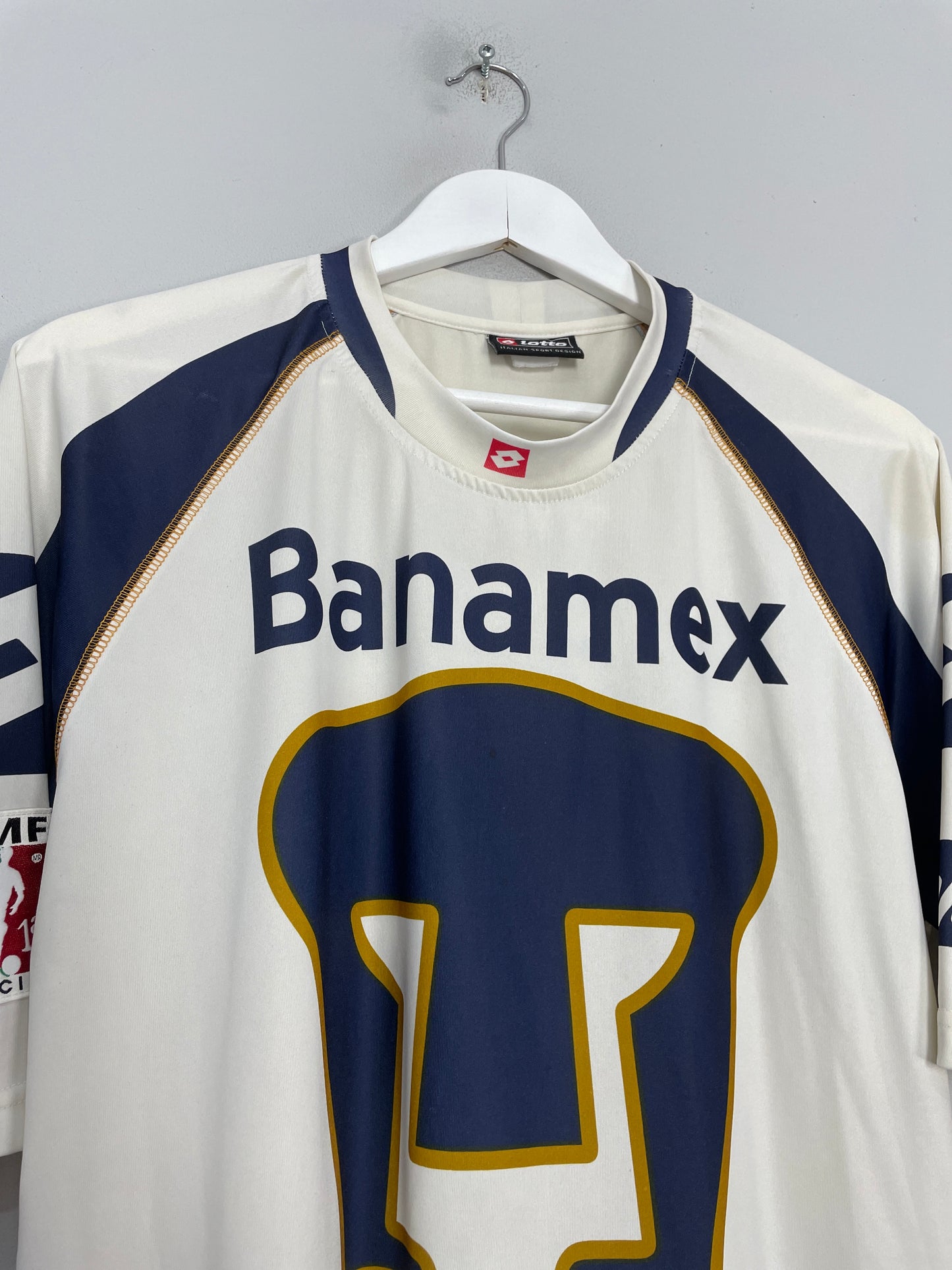 2002/03 UNAM PUMAS LEANDRO #7 HOME SHIRT (XL) LOTTO