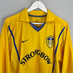 Shop 2000/02 LEEDS UNITED KEWELL #10 L/S AWAY SHIRT (L) NIKE, classic football shirts, vintage football shirts & retro soccer jerseys at Cult Kits