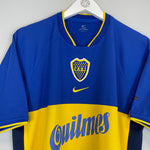Shop 2001/02 BOCA JUNIORS HOME SHIRT (M) NIKE, classic football shirts, vintage football shirts & retro soccer jerseys at Cult Kits