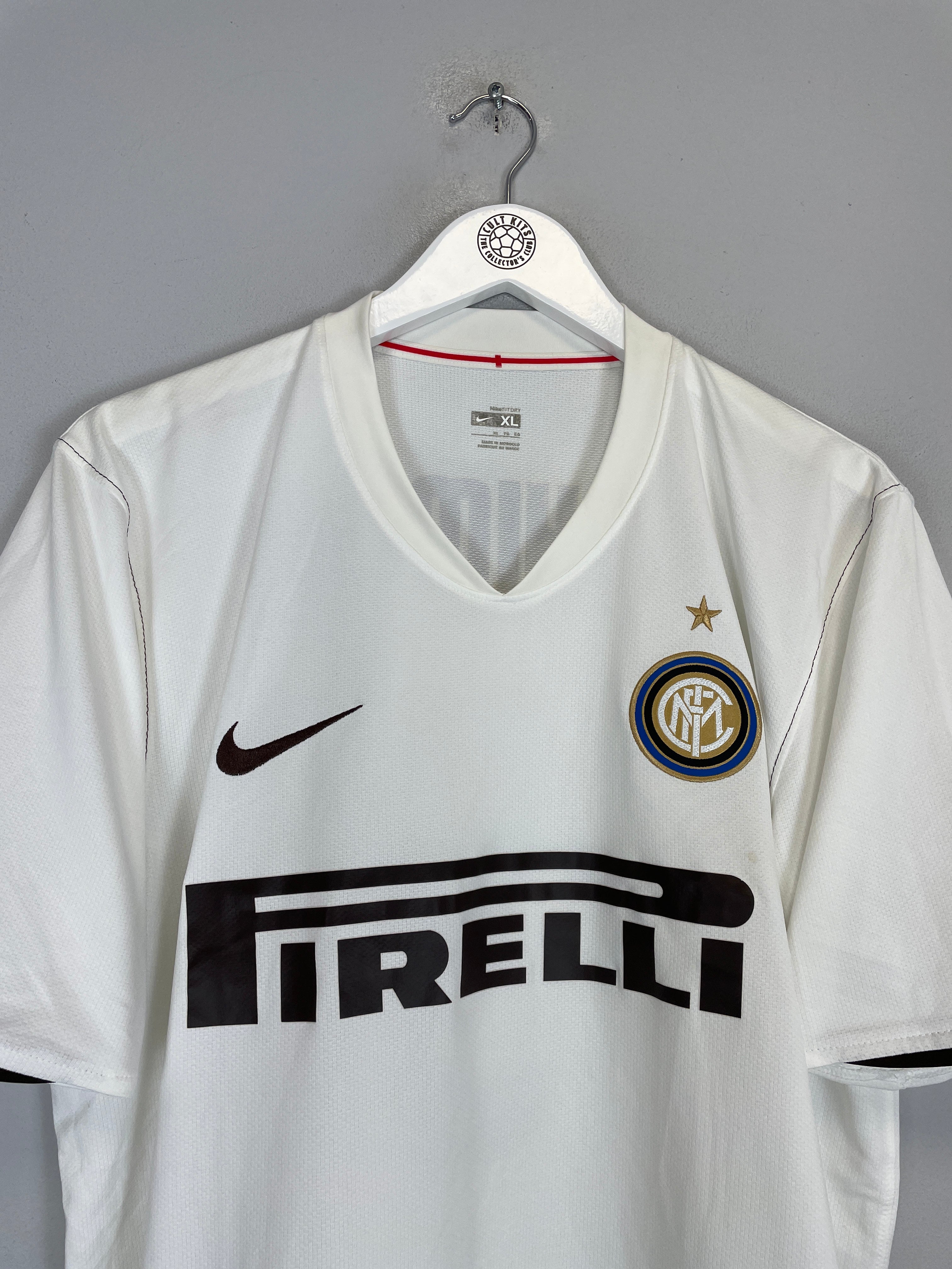 Shop 2008/09 INTER MILAN IBRAHIMOVIC #8 AWAY SHIRT (XL) NIKE, classic football shirts, vintage football shirts & retro soccer jerseys at Cult Kits