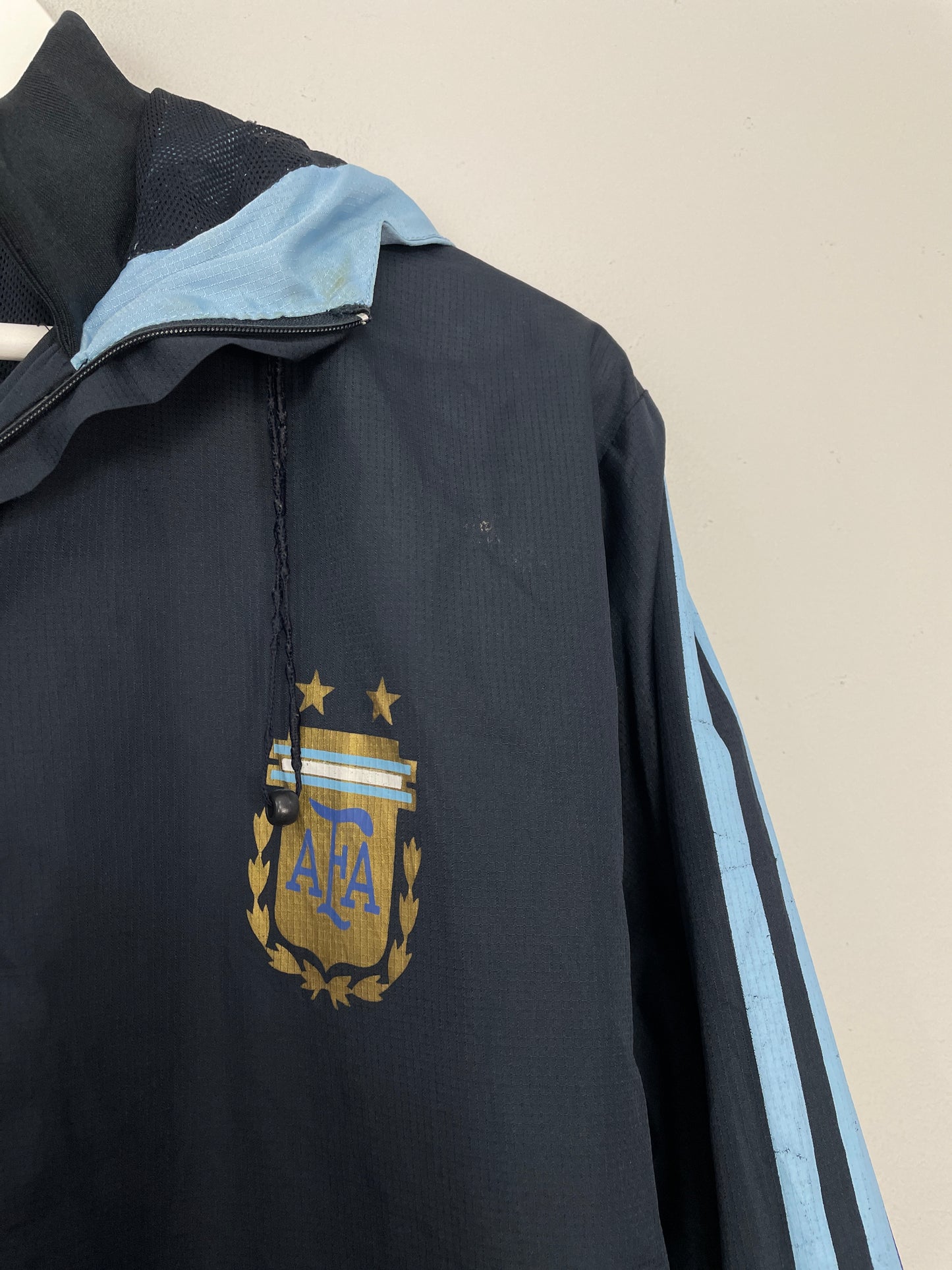 2006/08 ARGENTINA 1/4 ZIP JACKET (M) ADIDAS