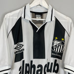 Shop 2000 SANTOS #9 HOME SHIRT (XL) UMBRO, classic football shirts, vintage football shirts & retro soccer jerseys at Cult Kits