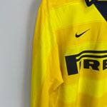 Shop 2003/04 INTER MILAN ADRIANO #10 L/S AWAY SHIRT (S) NIKE, classic football shirts, vintage football shirts & retro soccer jerseys at Cult Kits
