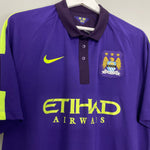 Shop 2014/15 MANCHESTER CITY THIRD SHIRT (XL) NIKE, classic football shirts, vintage football shirts & retro soccer jerseys at Cult Kits