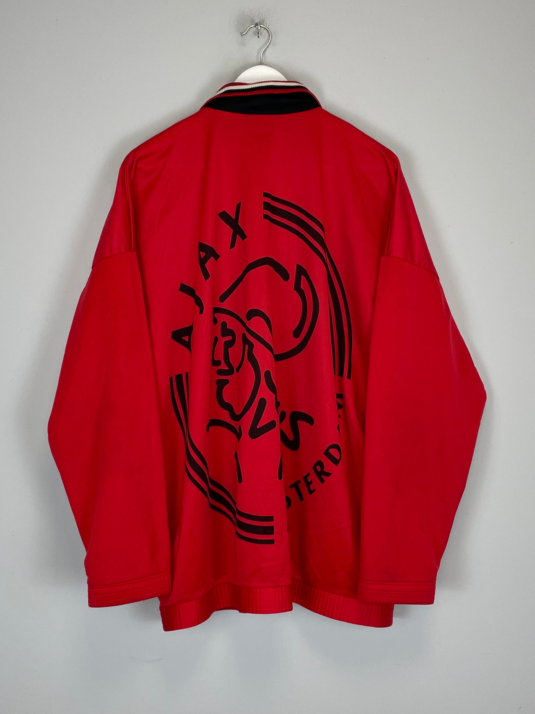 Shop 1995/96 AJAX TRACK JACKET (XL) UMBRO, classic football shirts, vintage football shirts & retro soccer jerseys at Cult Kits