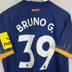 Shop 2022/23 NEWCASTLE UNITED BRUNO G. #39 AWAY SHIRT (XL) CASTORE, classic football shirts, vintage football shirts & retro soccer jerseys at Cult Kits