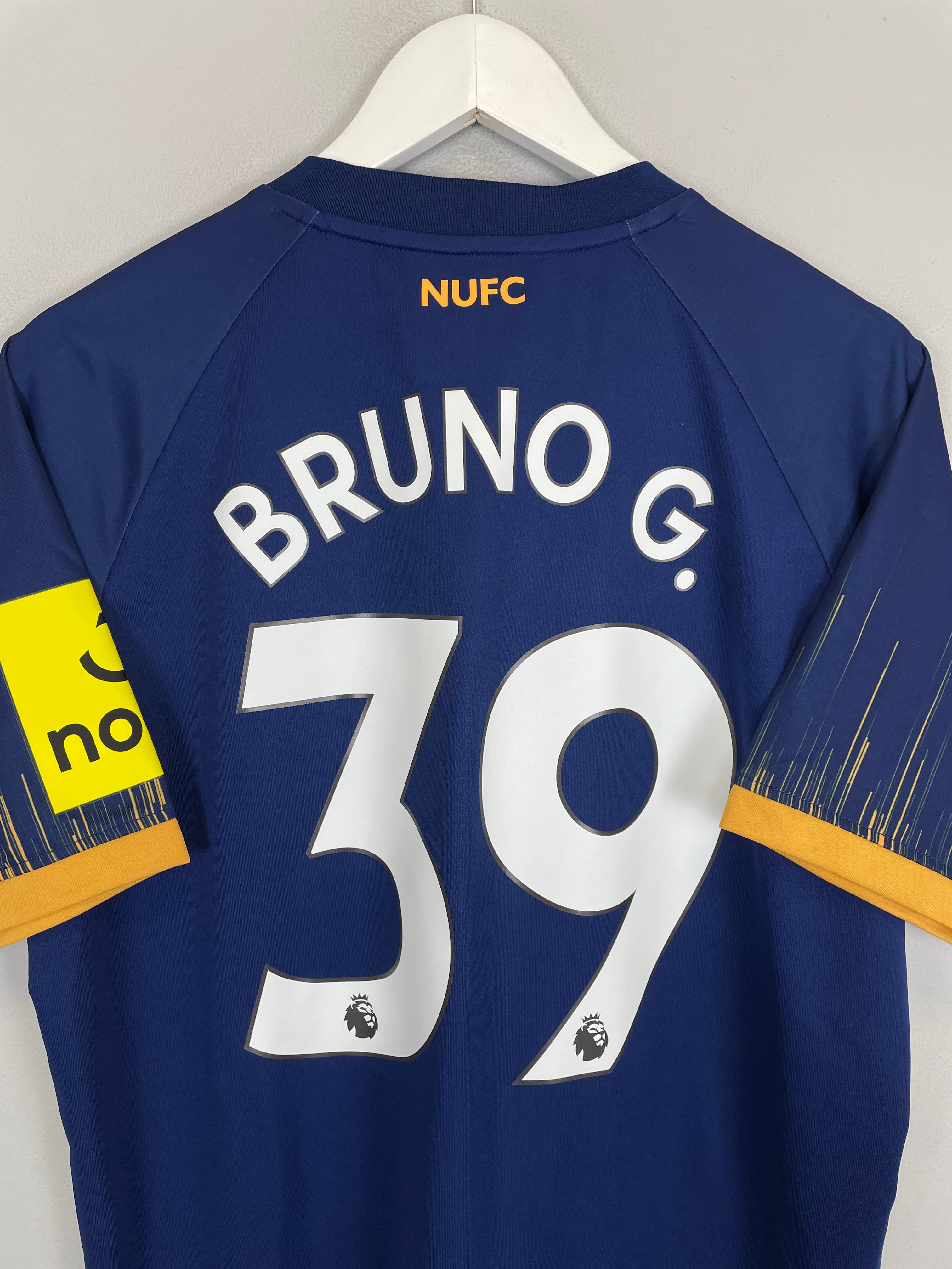 Shop 2022/23 NEWCASTLE UNITED BRUNO G. #39 AWAY SHIRT (XL) CASTORE, classic football shirts, vintage football shirts & retro soccer jerseys at Cult Kits