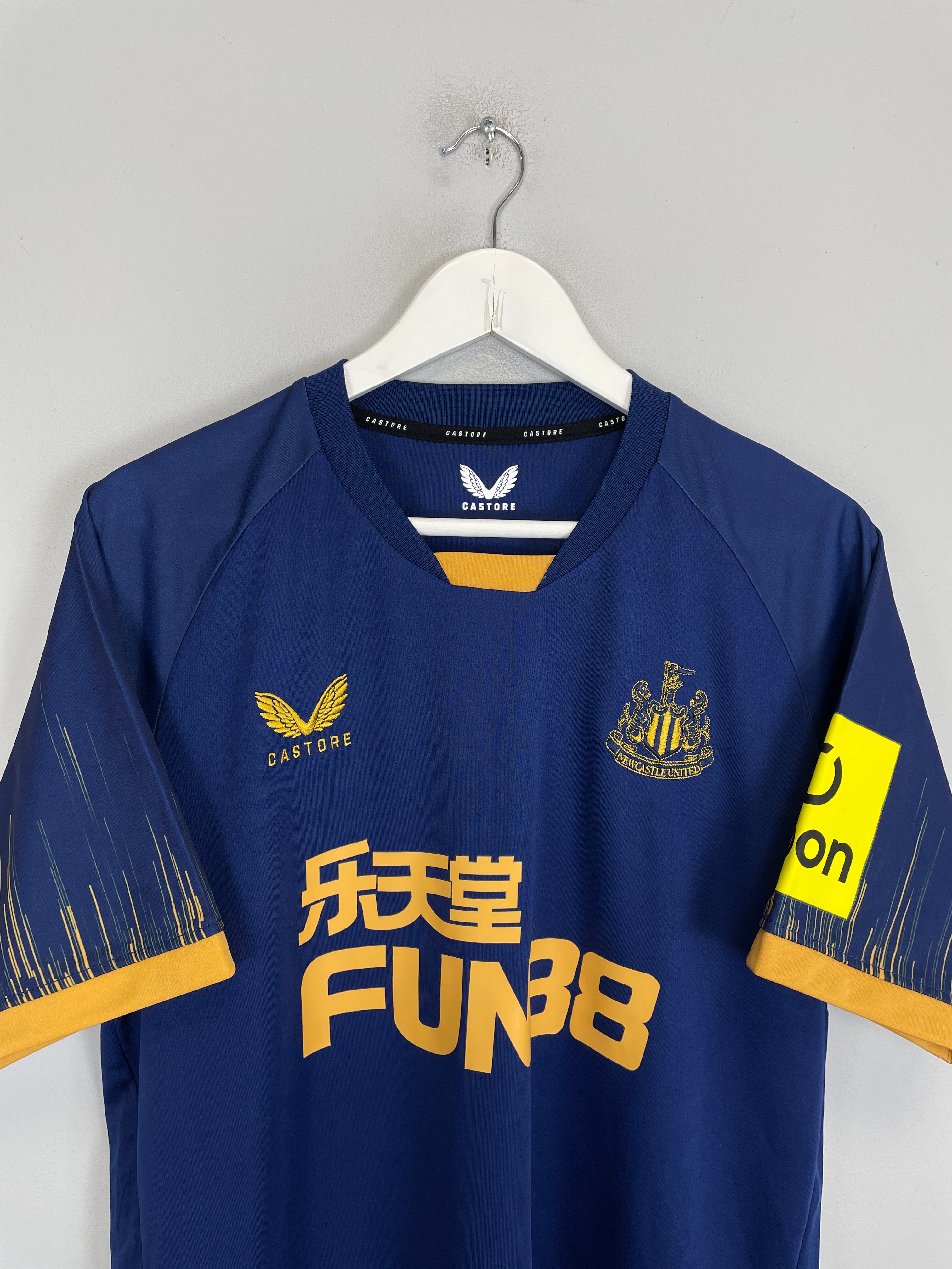 Shop 2022/23 NEWCASTLE UNITED BRUNO G. #39 AWAY SHIRT (XL) CASTORE, classic football shirts, vintage football shirts & retro soccer jerseys at Cult Kits