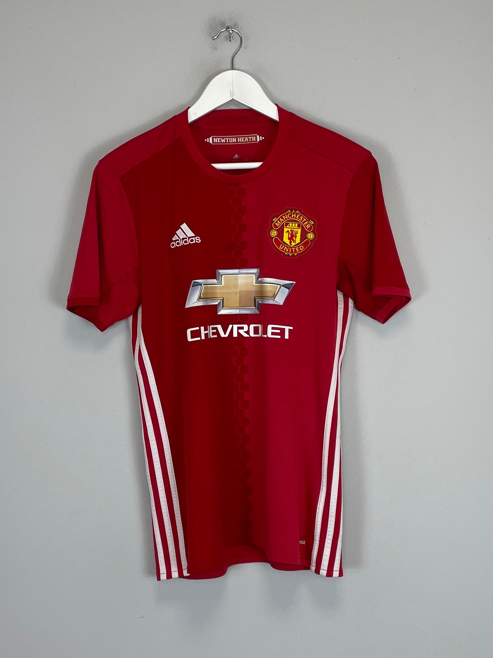 Shop 2016/17 MANCHESTER UNITED POGBA #6 HOME SHIRT (S) ADIDAS, classic football shirts, vintage football shirts & retro soccer jerseys at Cult Kits