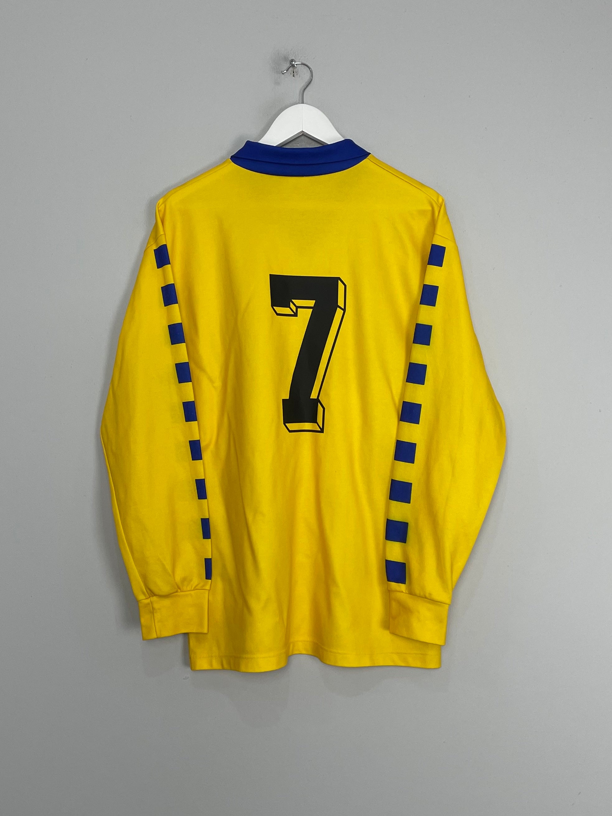 Shop 1991/92 HELLAS VERONA #7 L/S AWAY SHIRT (L) UHLSPORT, classic football shirts, vintage football shirts & retro soccer jerseys at Cult Kits